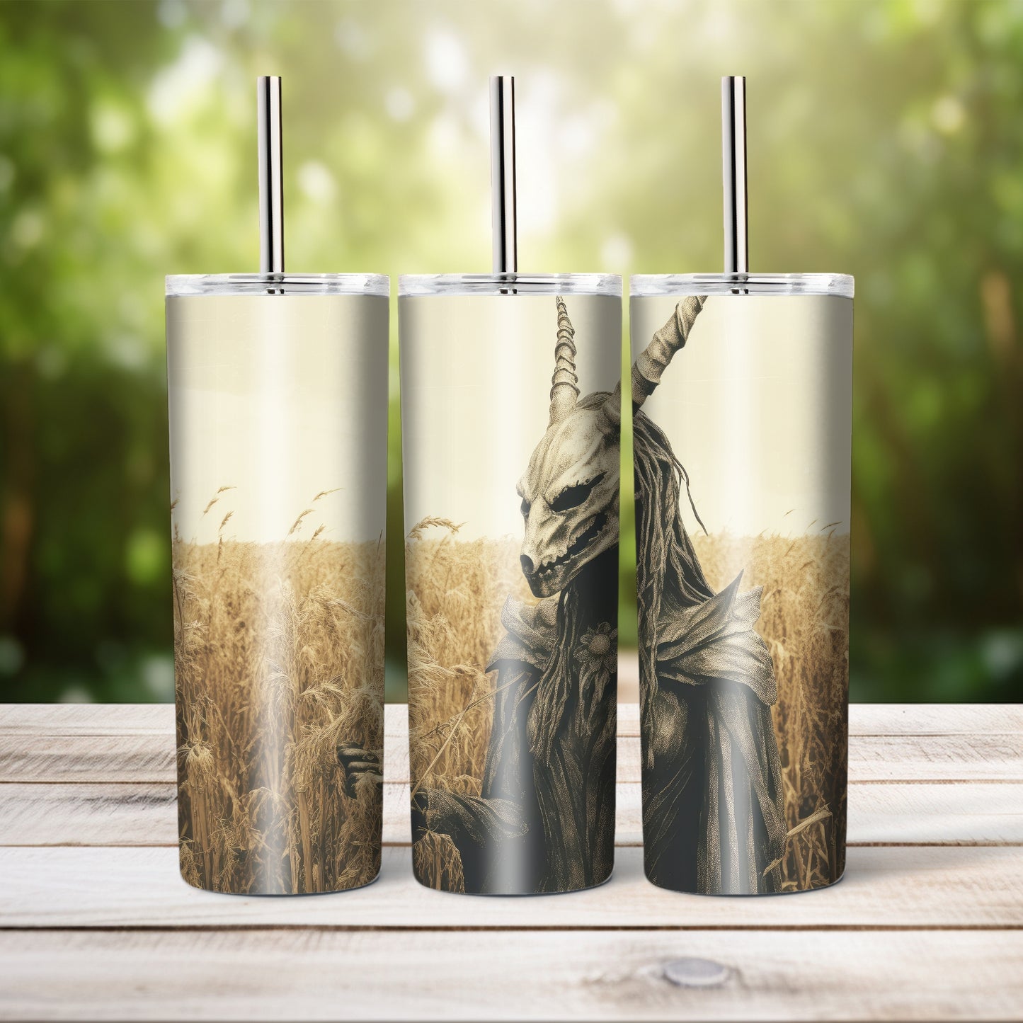 Horror Field Of Wheat - 20 oz tumbler