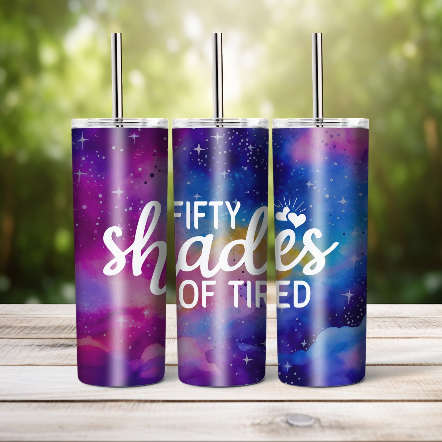 50 Shades Of Tired - 20 oz tumbler