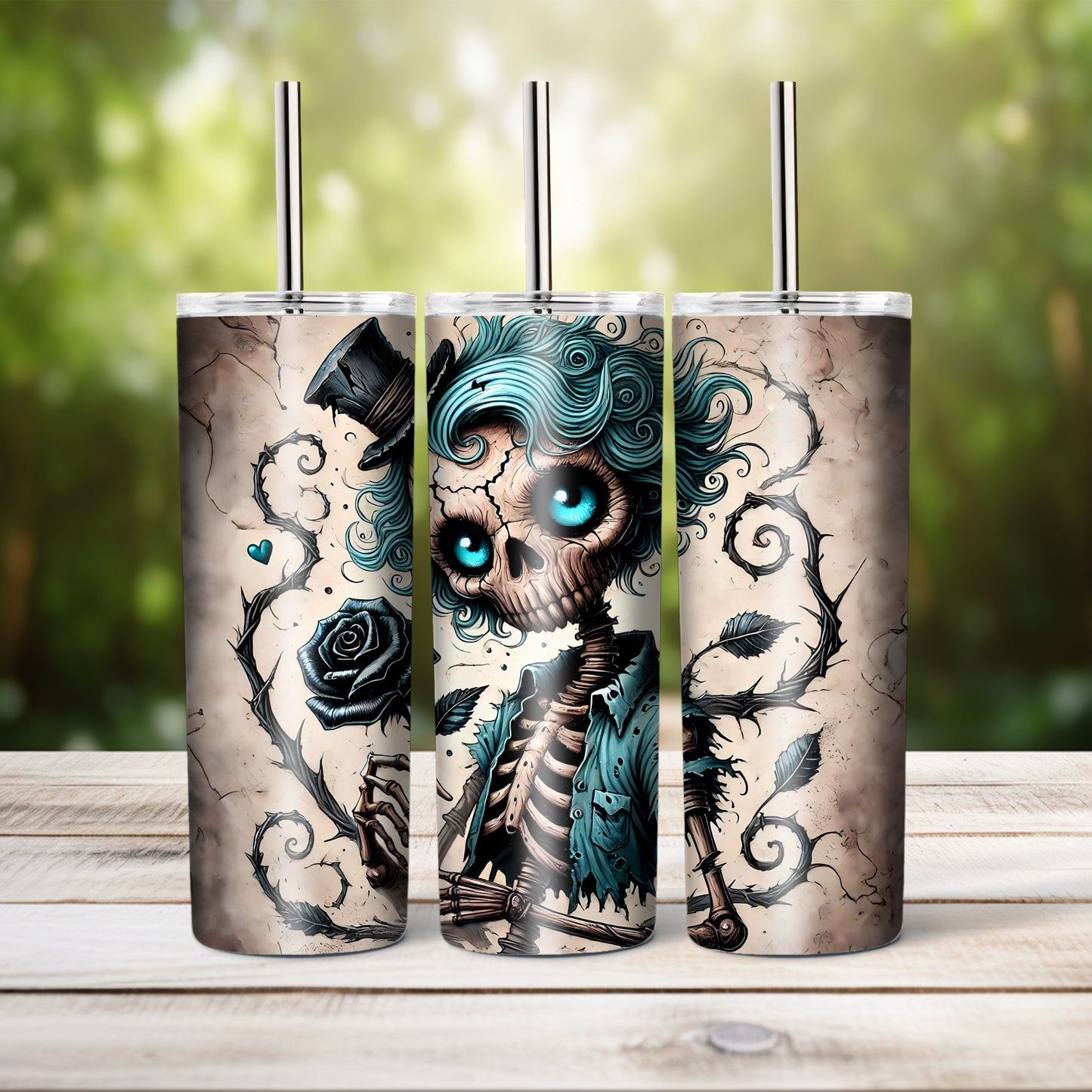 Cute skeleton, 20 oz tumbler