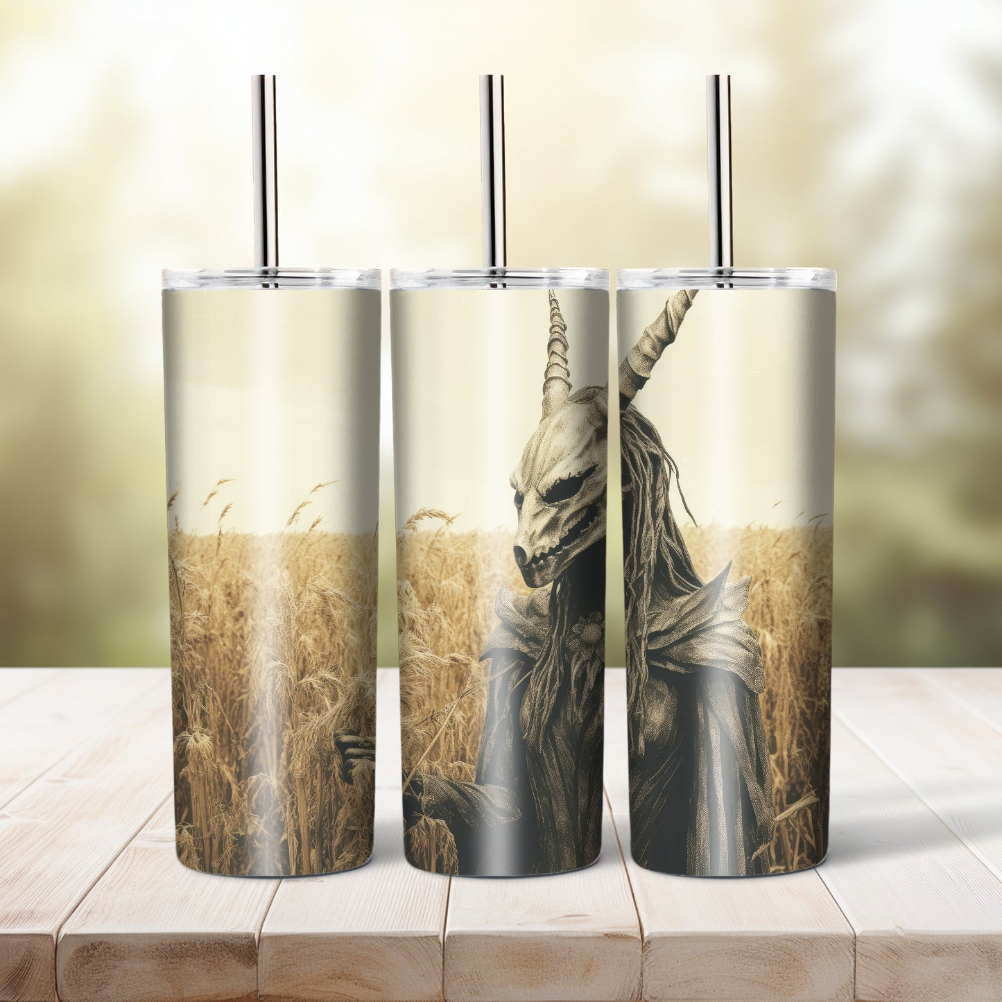 Horror Field Of Wheat - 20 oz tumbler