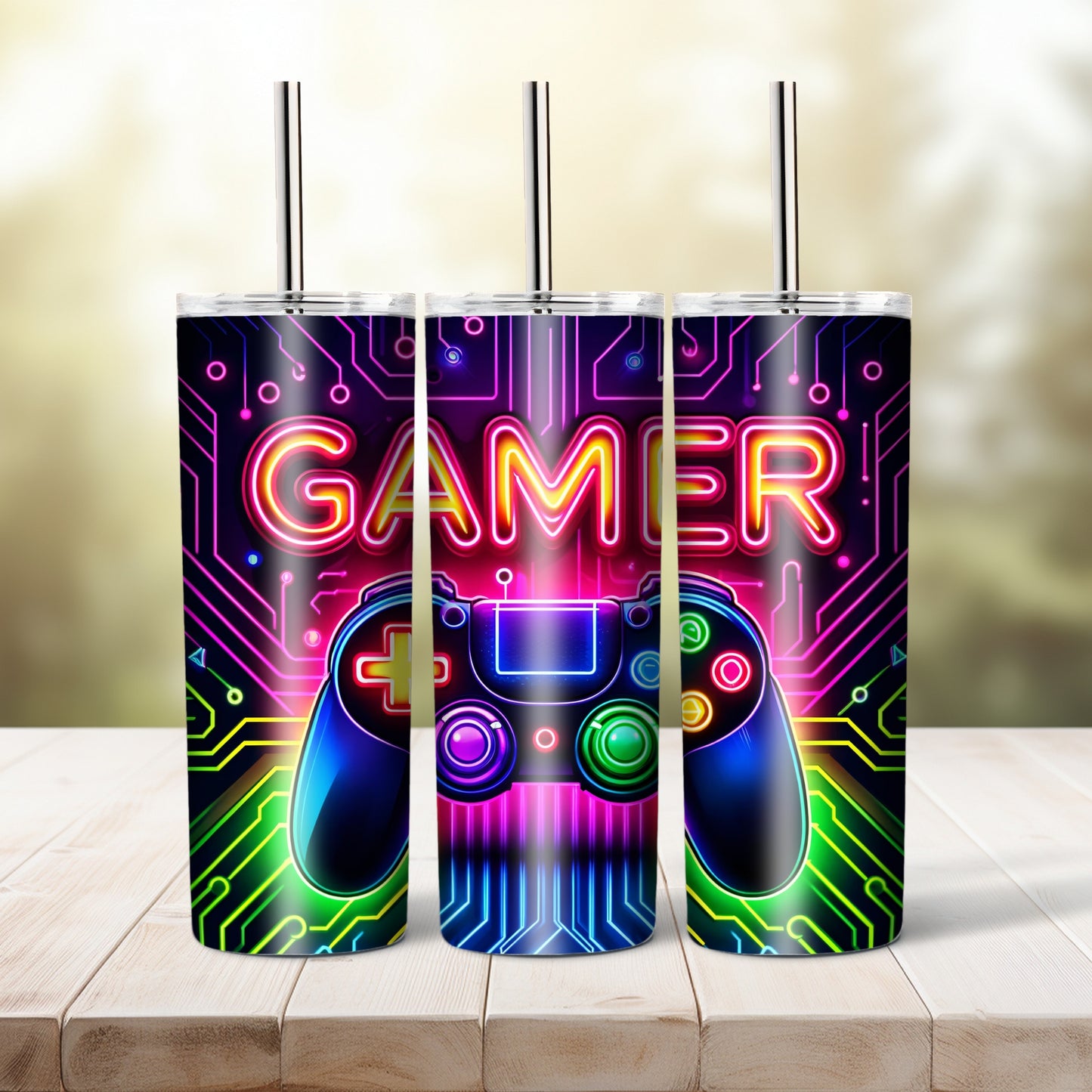 Gamer, 20 oz tumbler