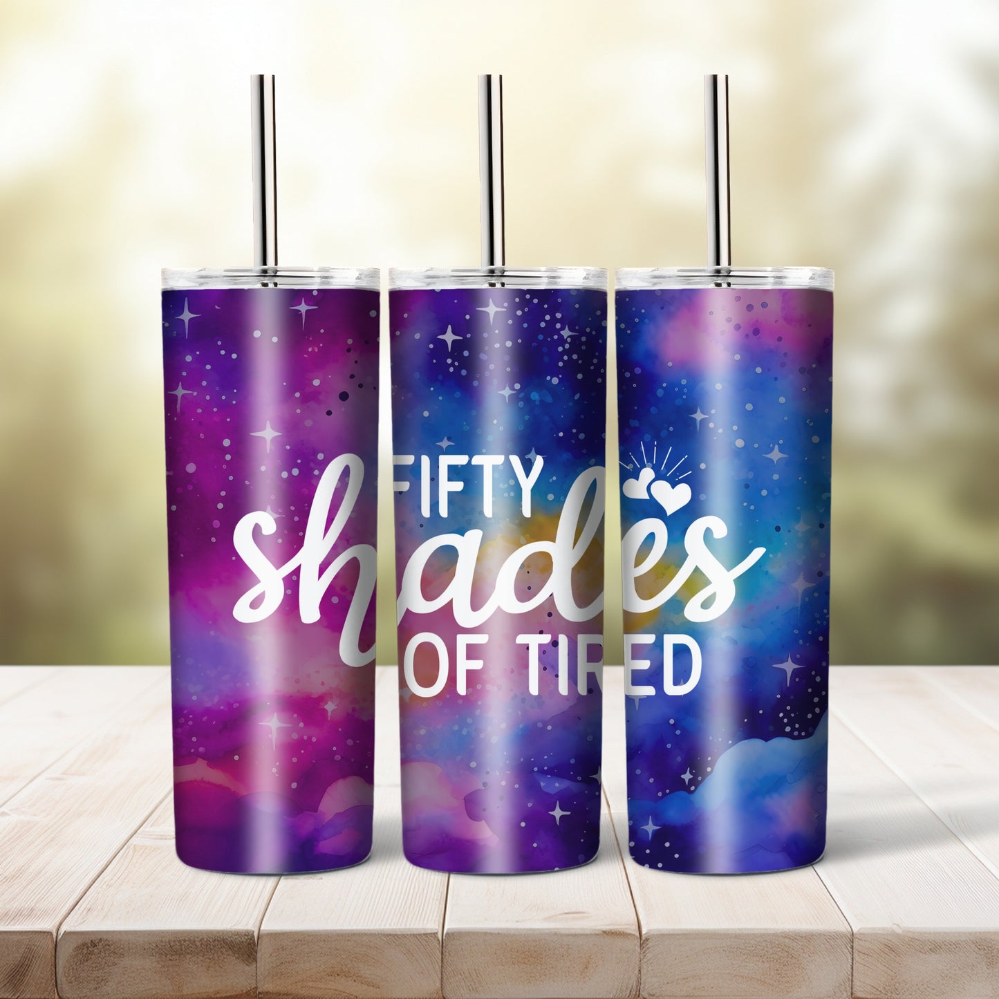 50 Shades Of Tired - 20 oz tumbler
