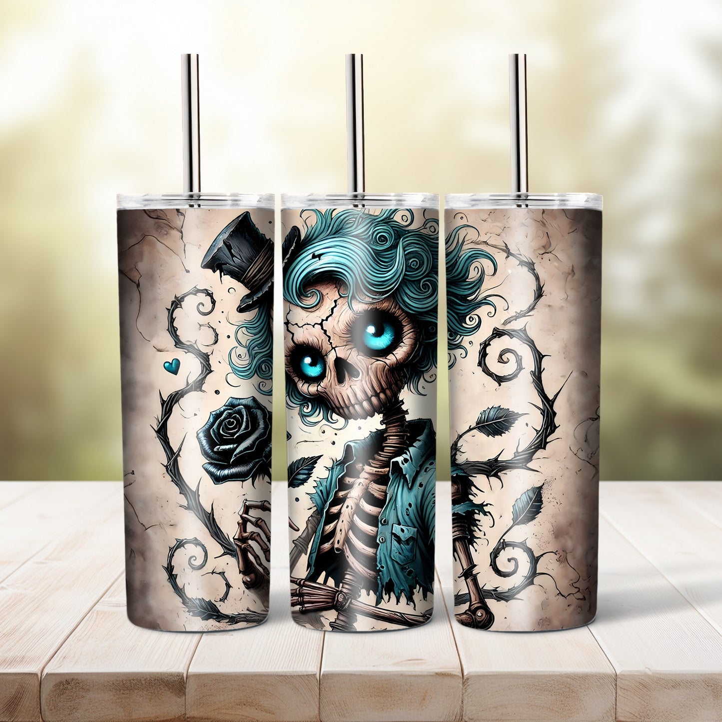 Cute skeleton, 20 oz tumbler