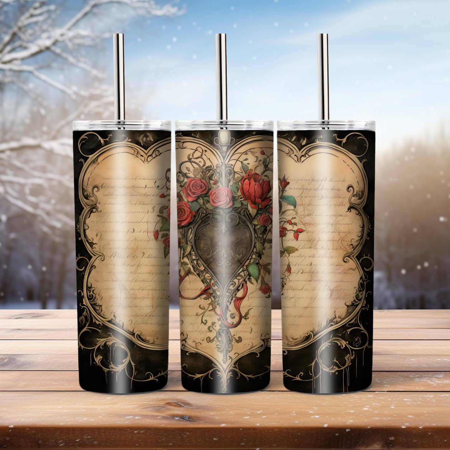 Gothic love, 20 oz tumbler