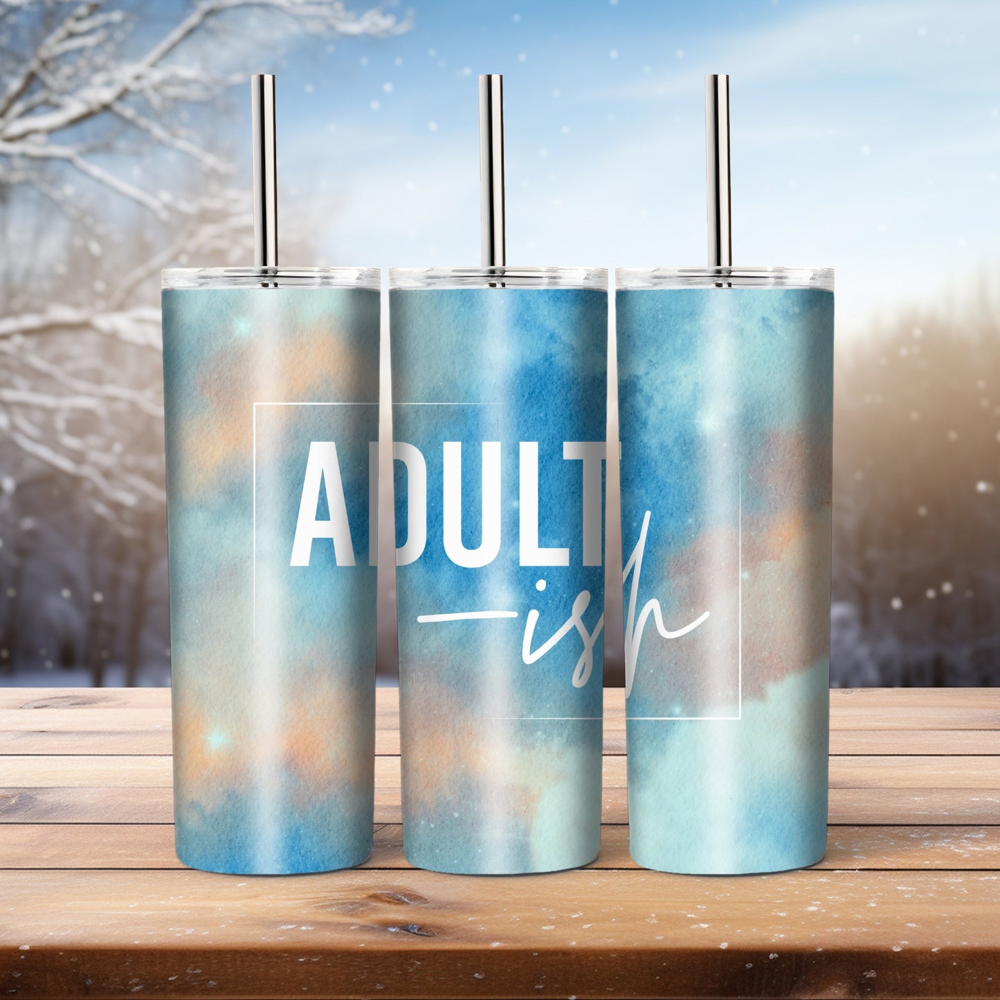 Adultish - 20 oz tumbler