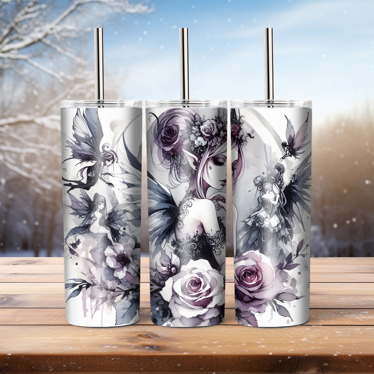 Watercolour Fairy - 20 oz tumbler