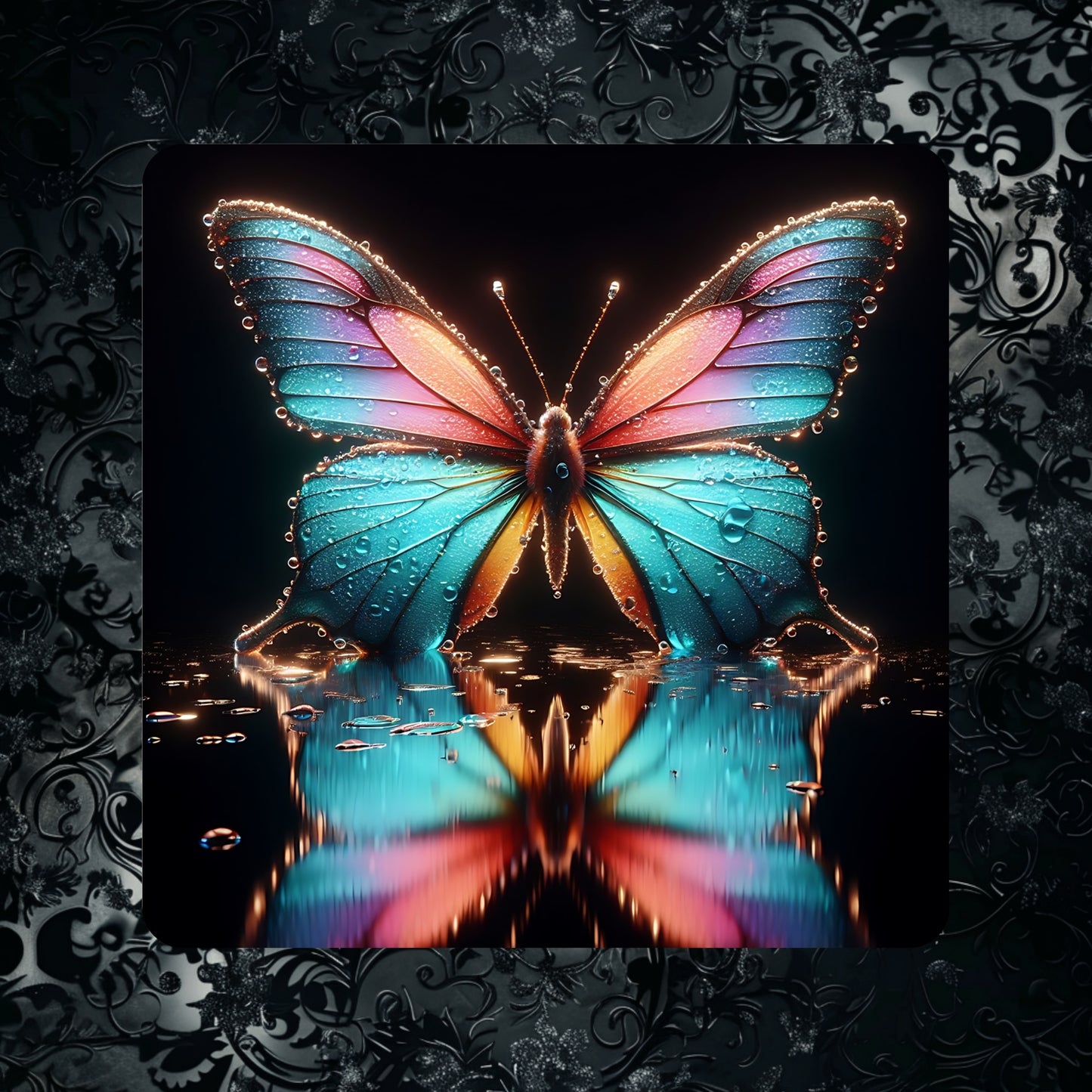 Butterflies - Set of 4 coasters