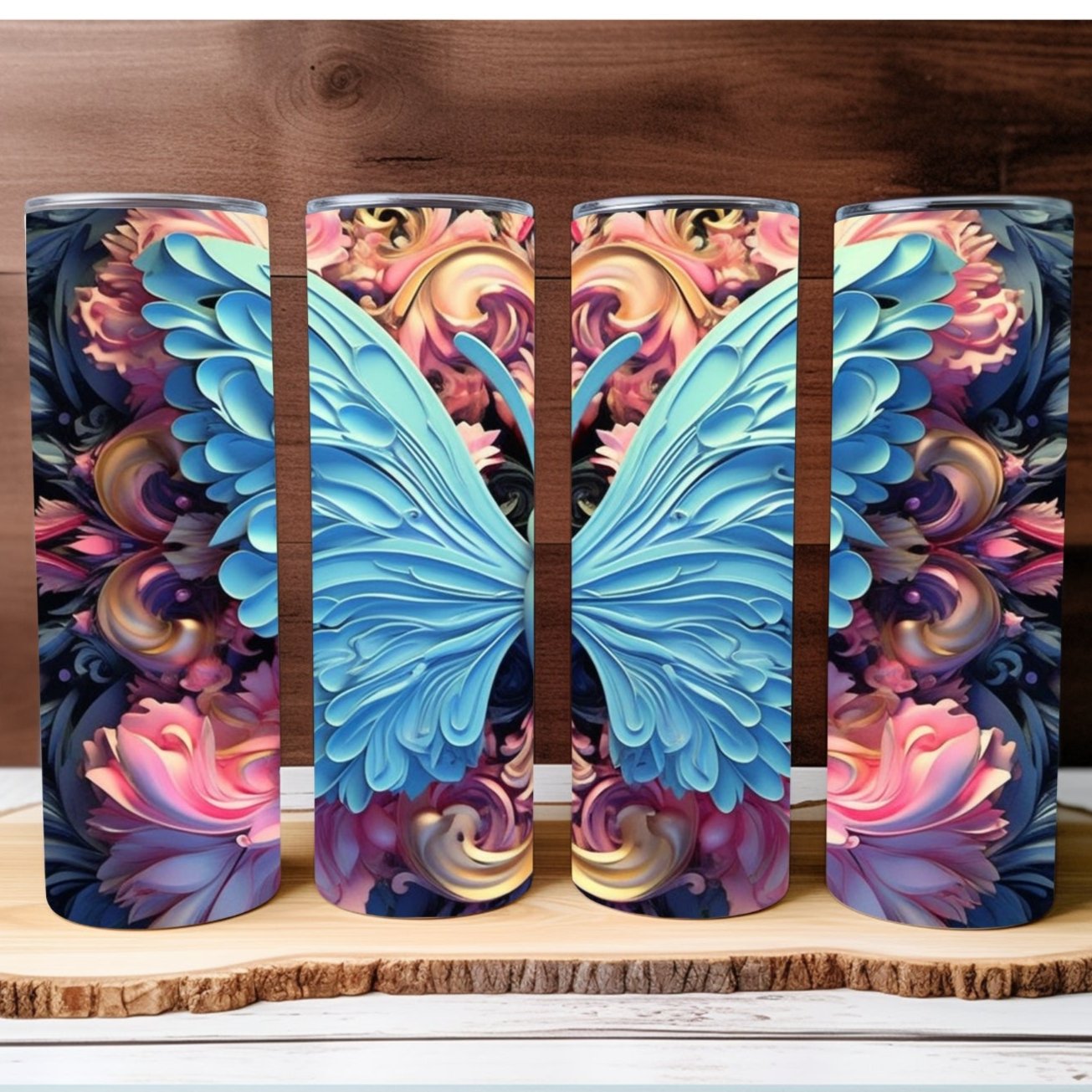 Butterfly, 20 oz tumbler