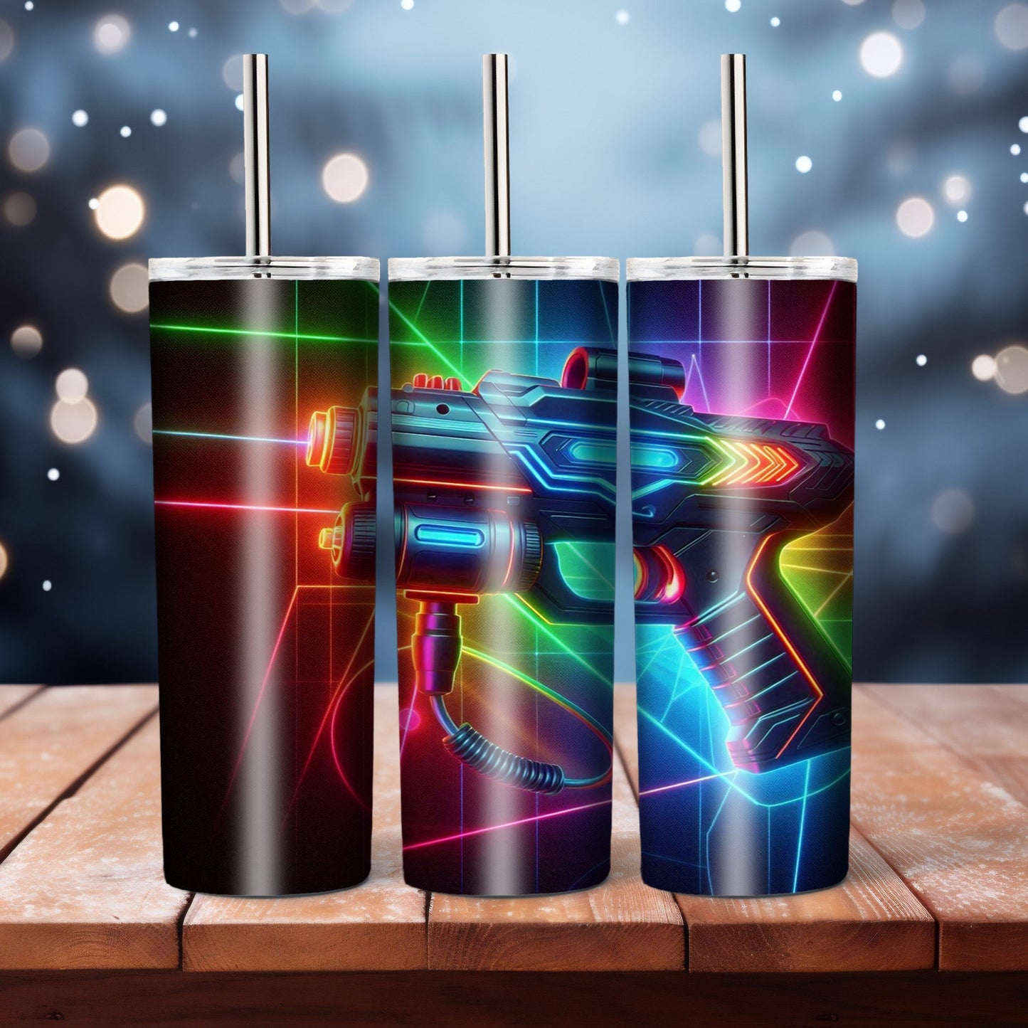 Laser tag, 20 oz tumbler