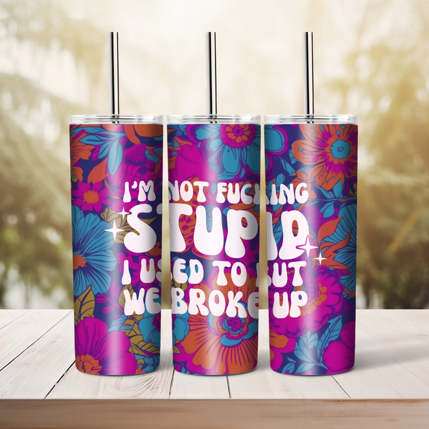 I'm Not Fxxxing Stupid - 20 oz tumbler