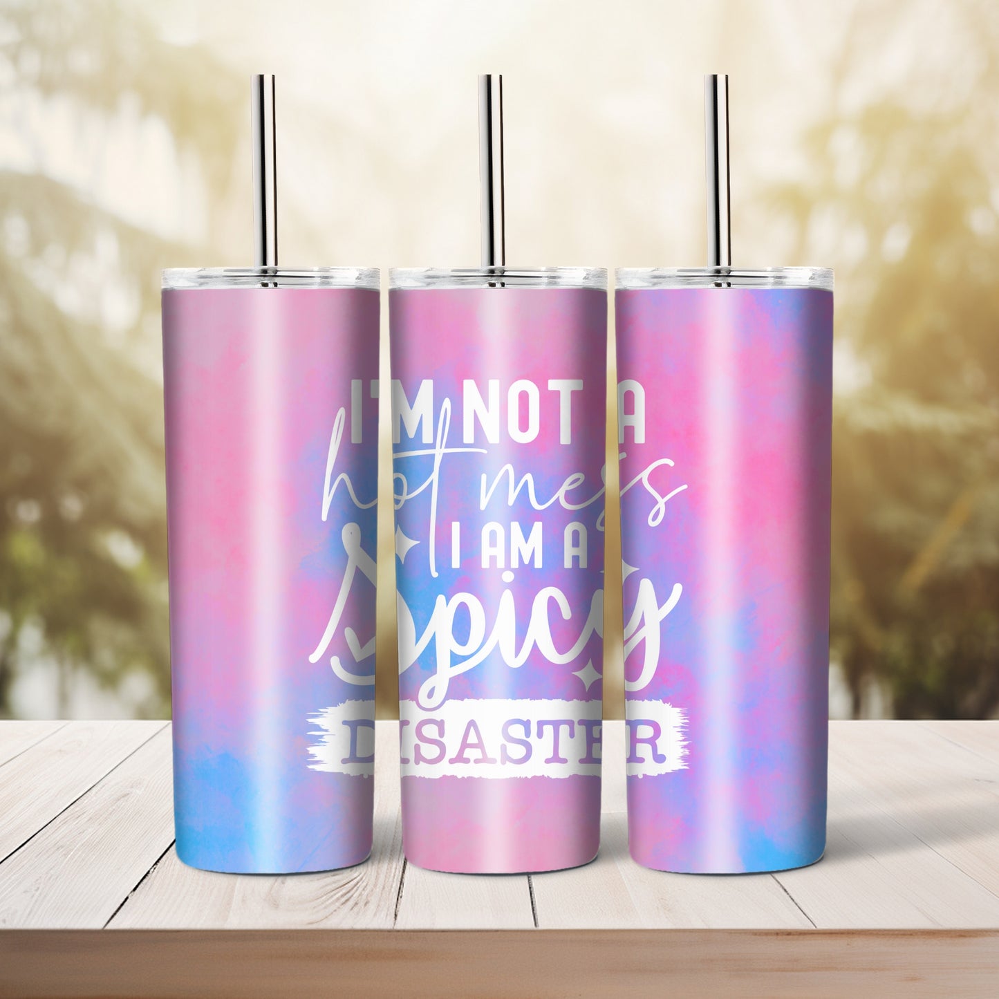 I'm Not A Hot Mess - 20 oz tumbler
