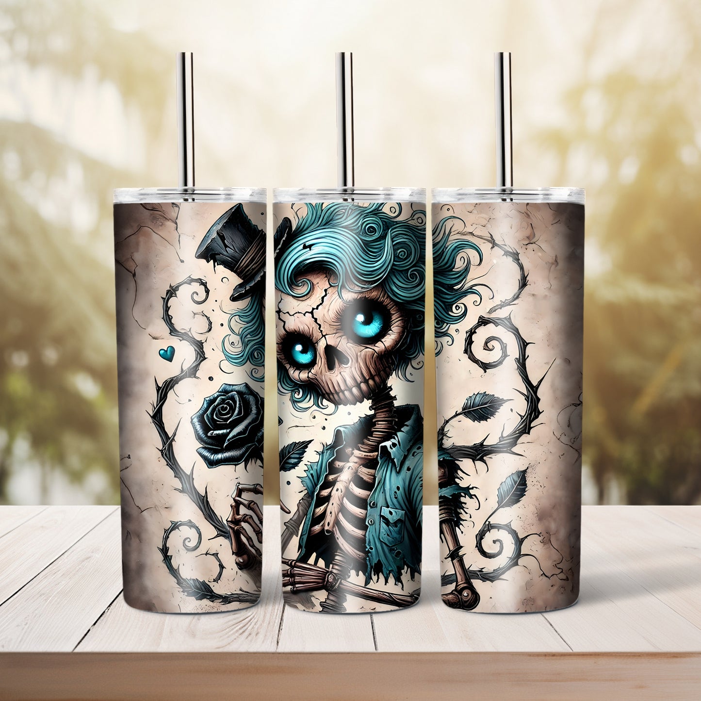 Cute skeleton, 20 oz tumbler
