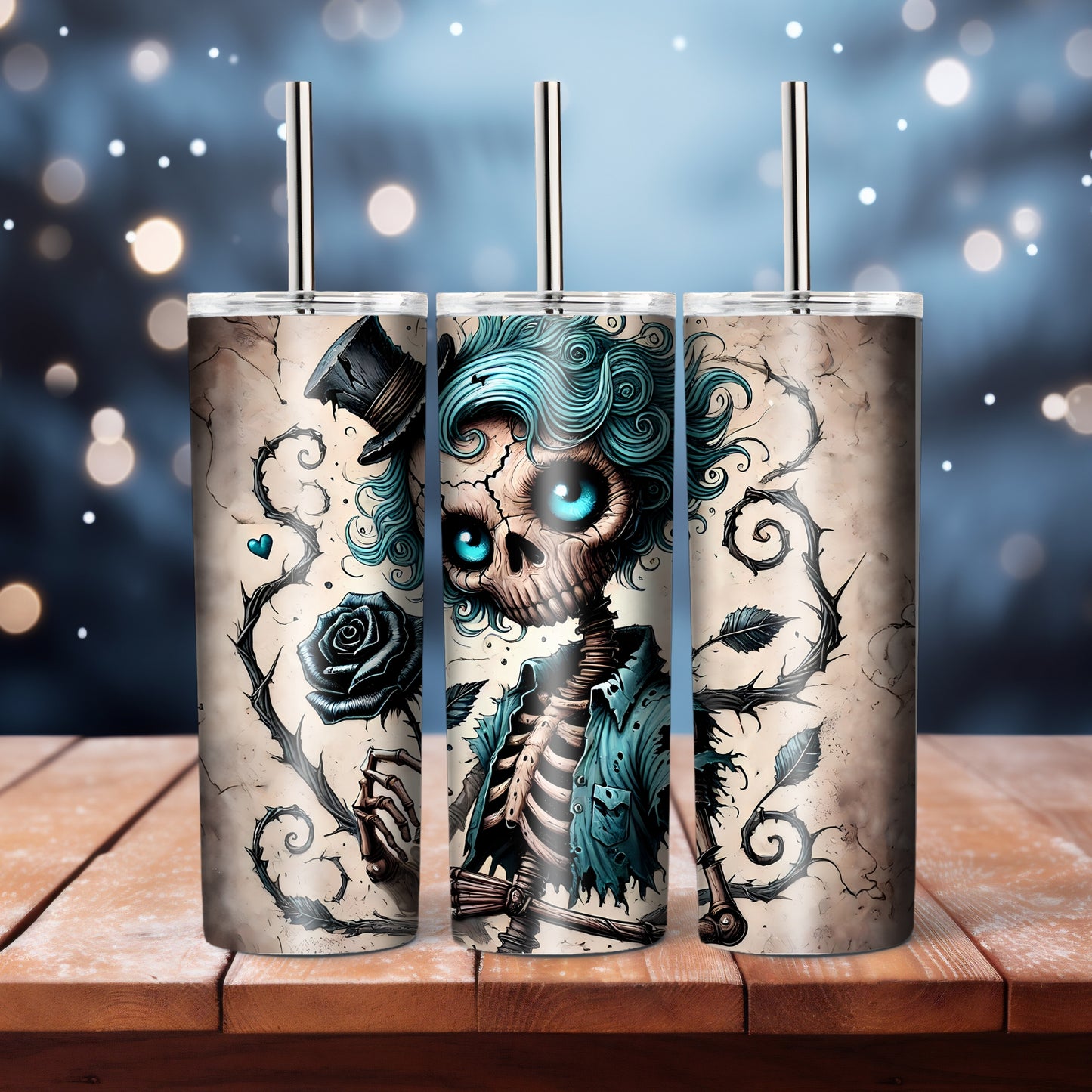 Cute skeleton, 20 oz tumbler
