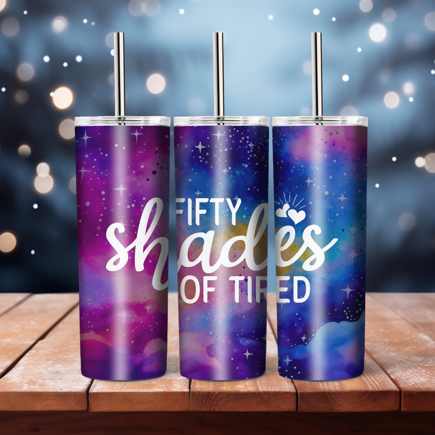 50 Shades Of Tired - 20 oz tumbler