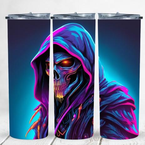 Neon Reaper,  20 oz tumbler