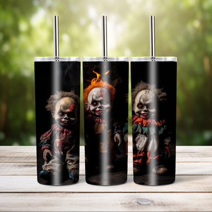 Creepy dolls,  20 oz tumbler