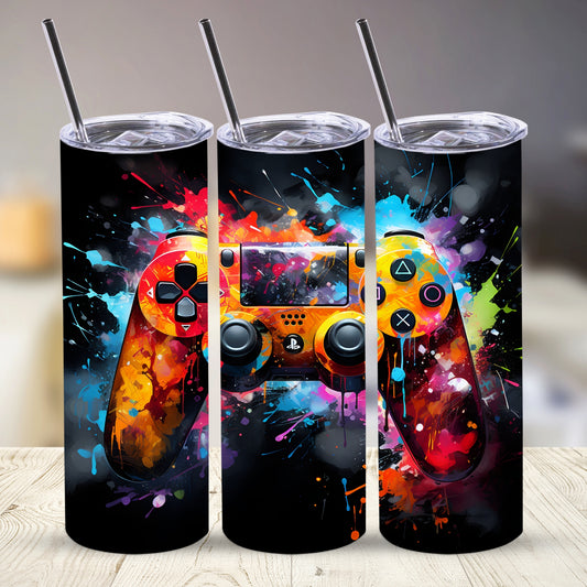 Gamer black -  20 oz tumbler