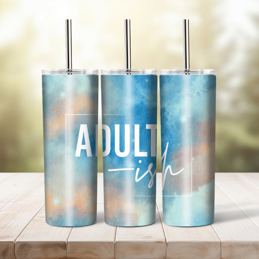 Adultish -  20 oz tumbler