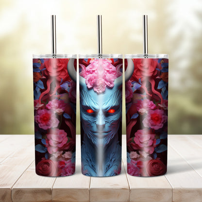 Floral Devil -  20 oz tumbler