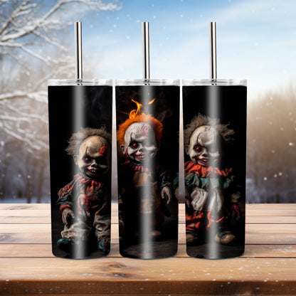 Creepy dolls,  20 oz tumbler