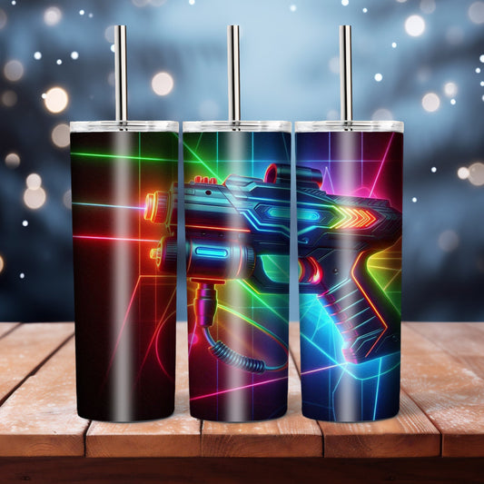 Laser tag,  20 oz tumbler