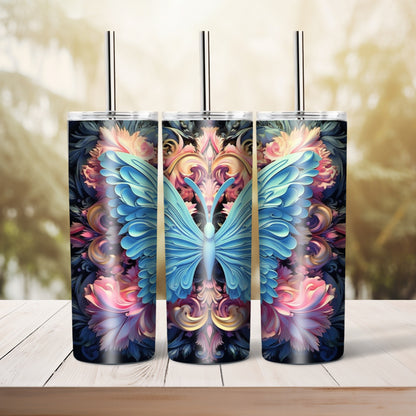 Butterfly,  20 oz tumbler