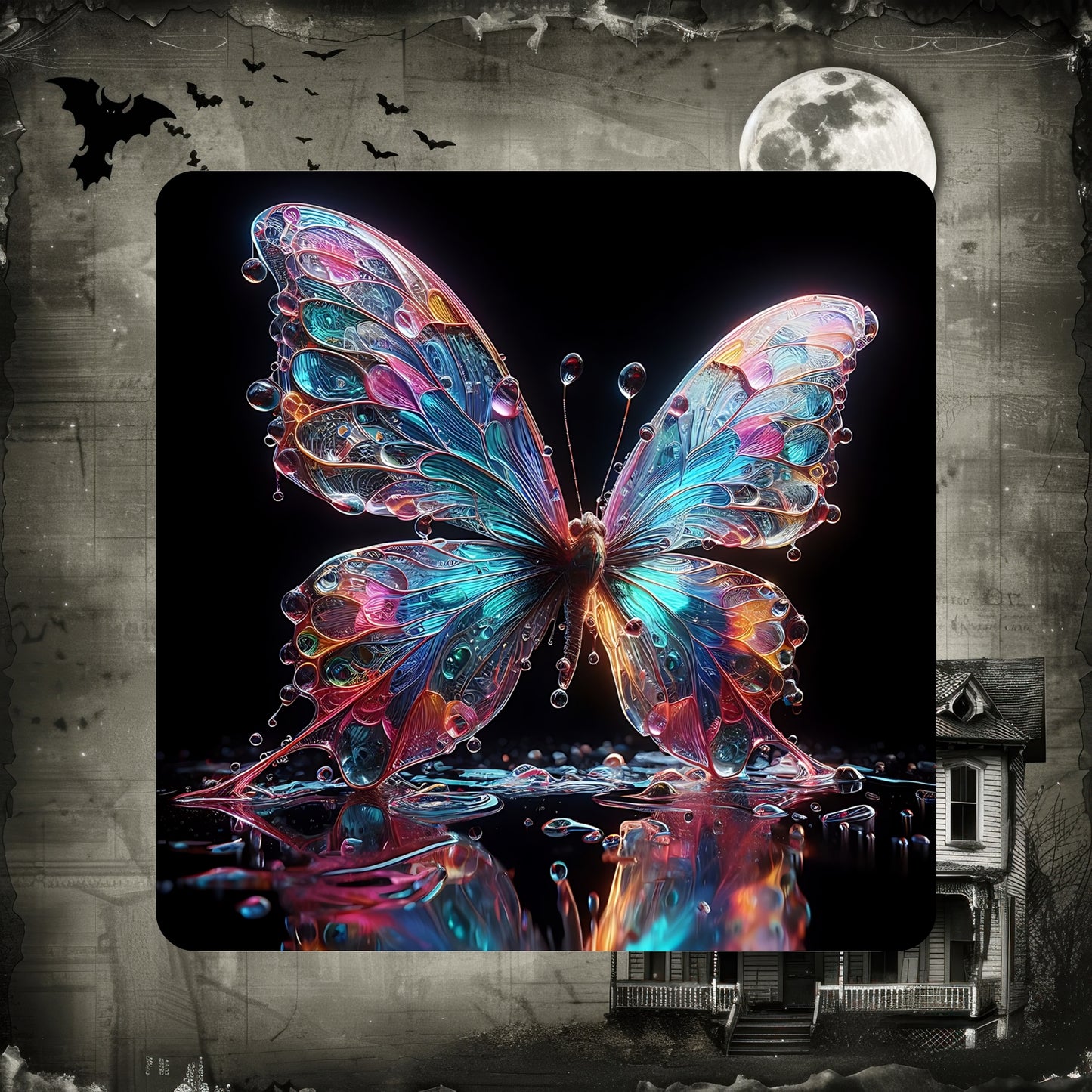 Butterflies - Set of 4 coasters