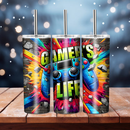 Gamers life -  20 oz tumbler