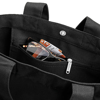 Frog and Skull - Cotton Canvas Day Bag