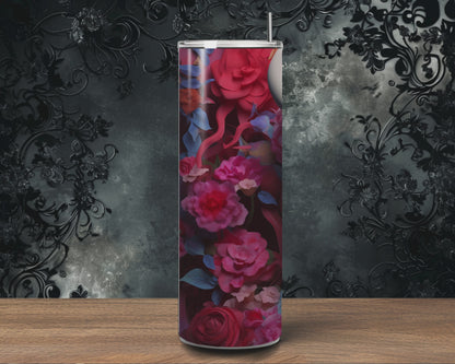 Floral Devil -  20 oz tumbler