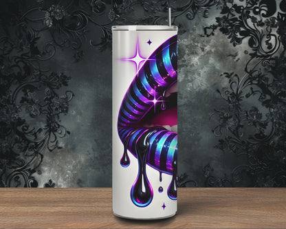 Stripey Lips -  20 oz tumbler